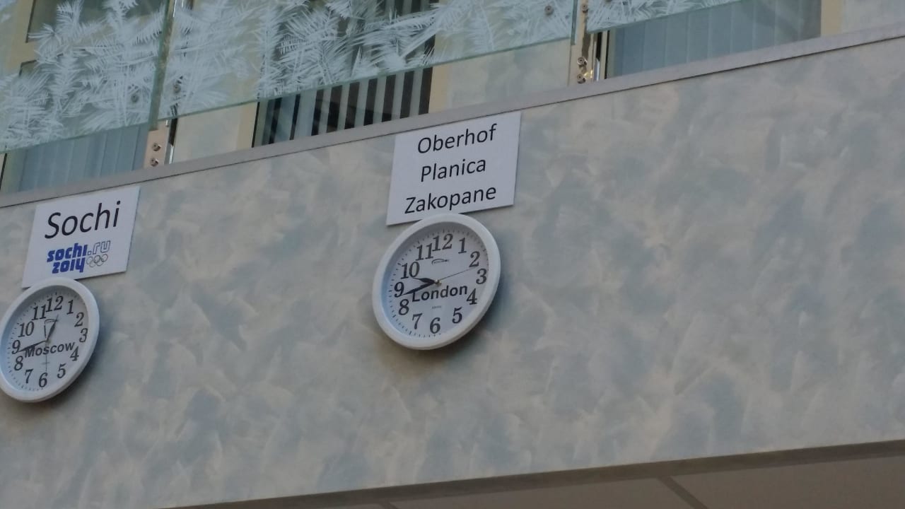 Weltzeituhren Sneschinka Hotel Sneschinka