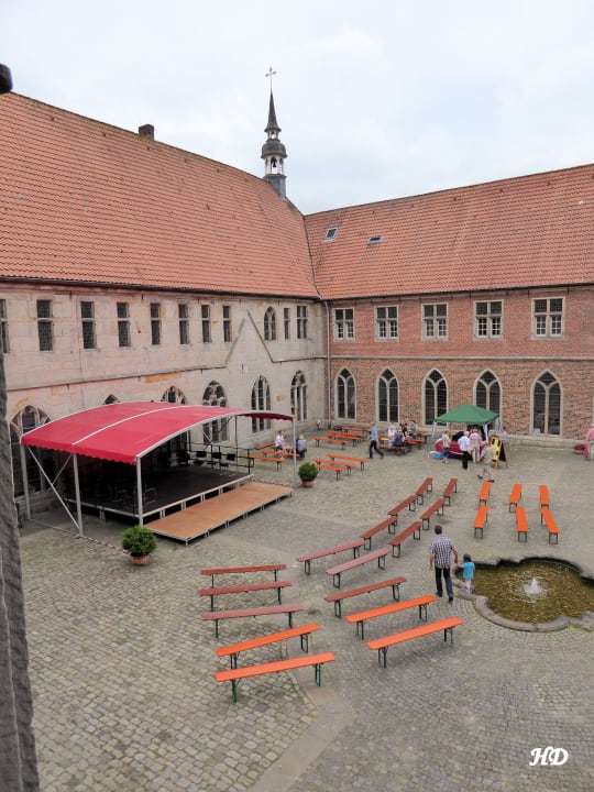 Innenhof Ferienwohnung Kloster Frenswegen