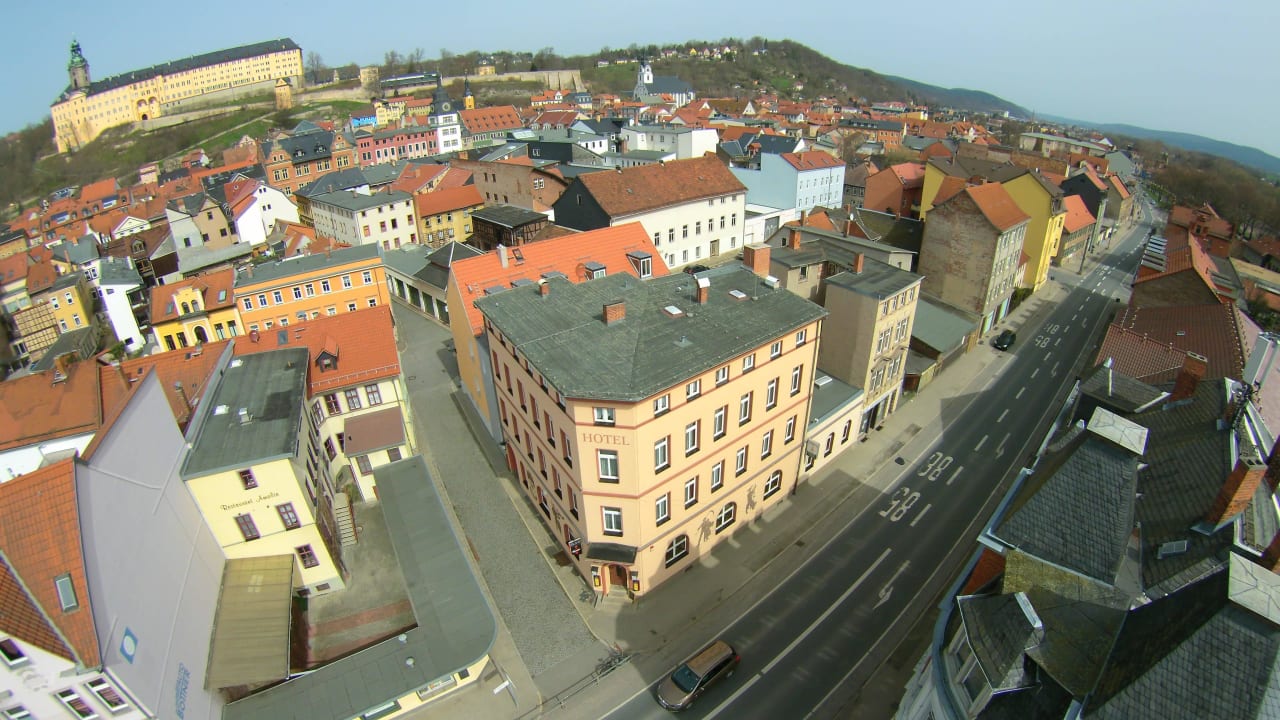 Luftbild Rudolstadt Hotel Thüringer Hof