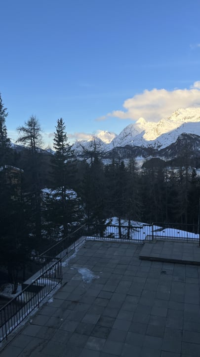 Ausblick Waldhaus Sils