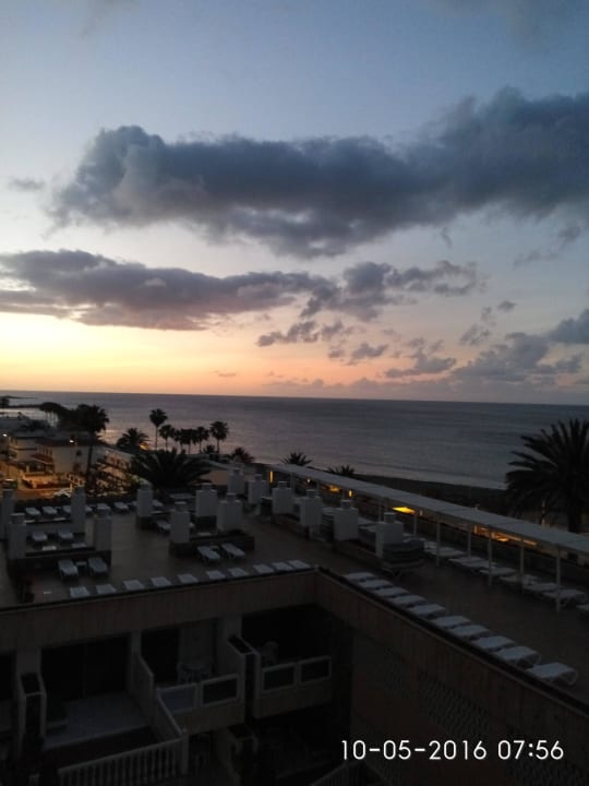 Der Blick aus dem dritten Stock Hotel Europalace