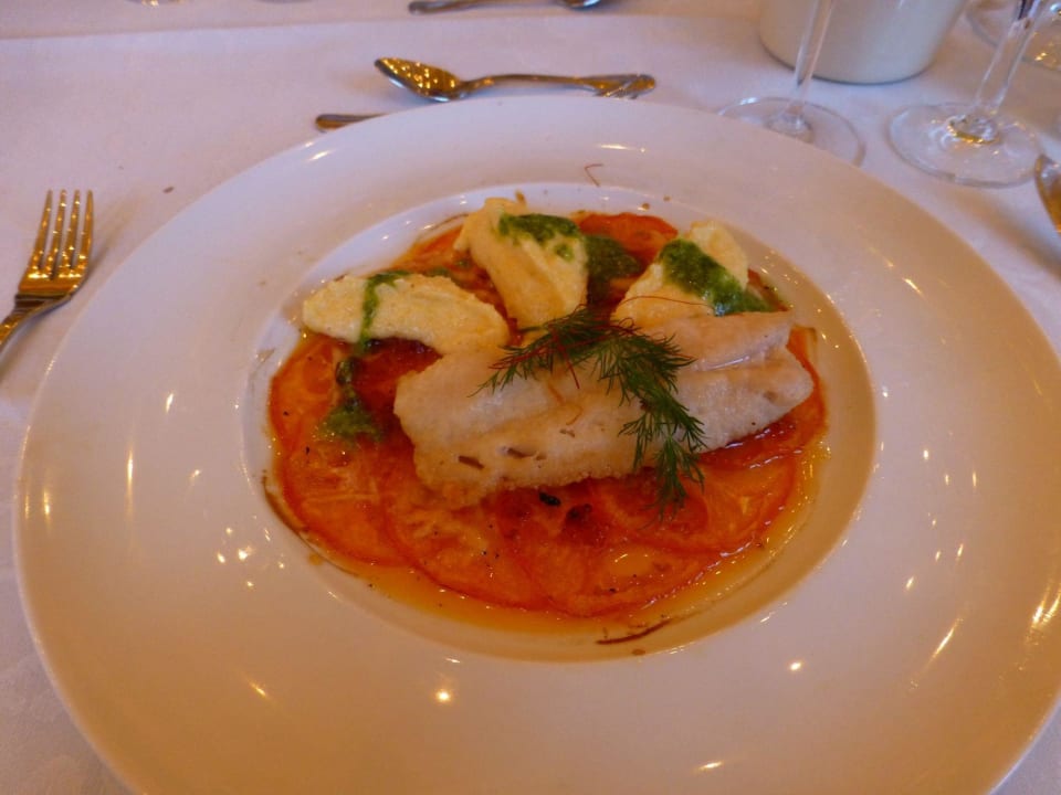 Fisch auf Tomate PARK VILLA zentral am Mittelrhein