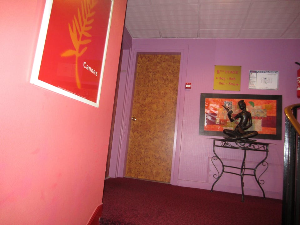 Eingang zum Zimmer 805 Mercure Paris Alesia