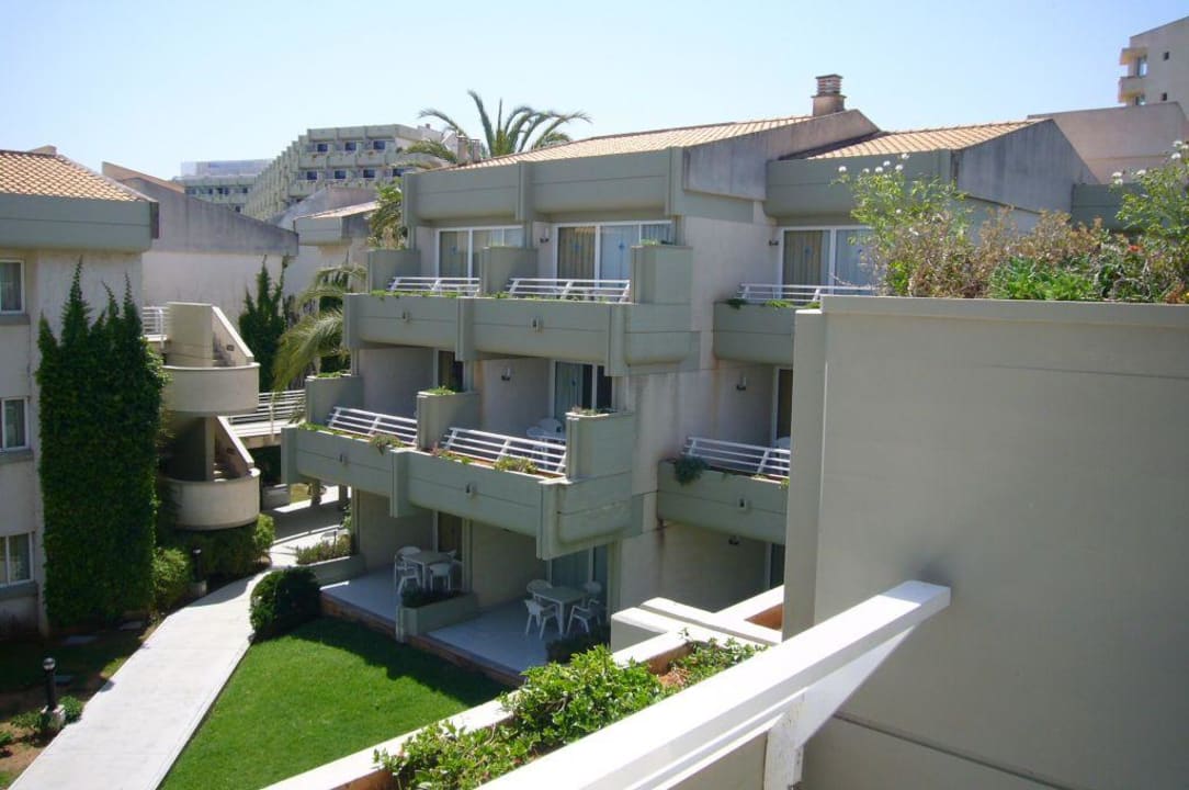 Blick vom Balkon nach rechts Hipotels Mediterraneo Club