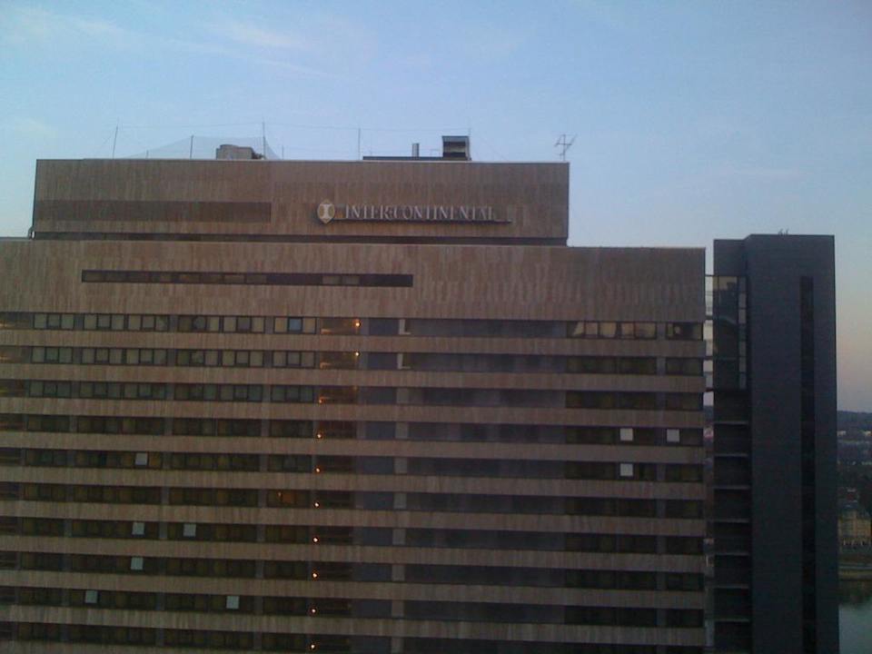 Ausblick vom City Wing  Hotel InterContinental Frankfurt