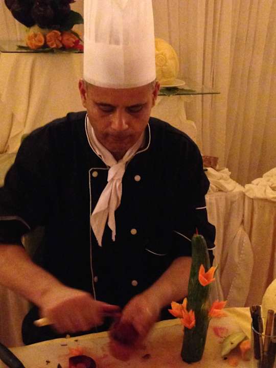 Jeden Abend konnte man zuschauen bei den Kunstwerk Mahdia Beach & Aquapark