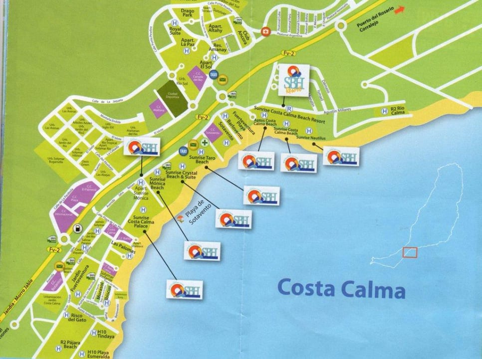 Hotel-Umgebung SBH Hotel Costa Calma Palace