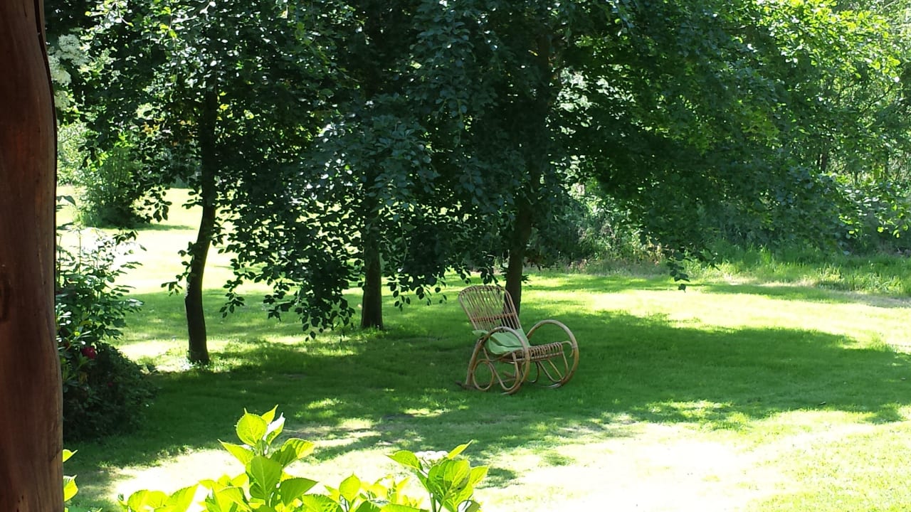 Blick in den Garten Hotel Gut Schöneworth