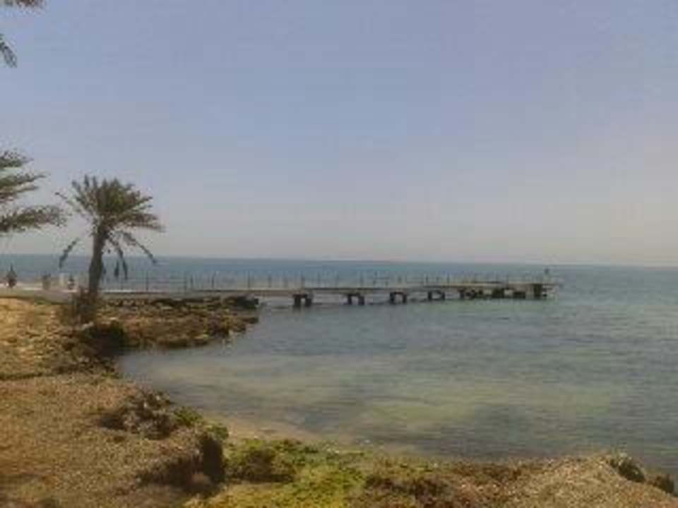 Steg leider ohne Leiter Hotel El Mouradi Djerba Menzel