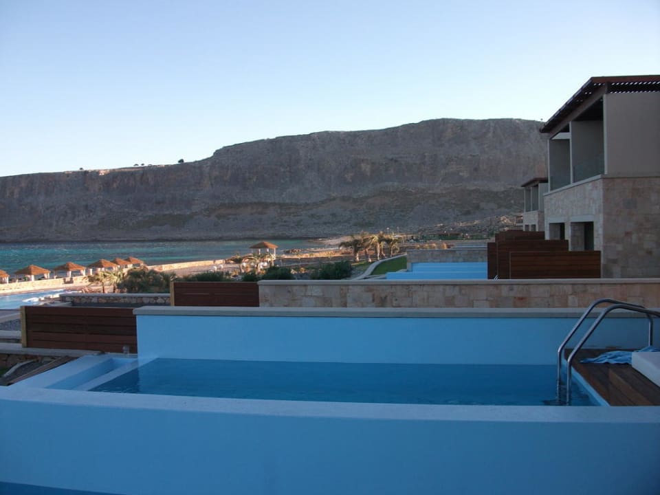 Blick auf díe Privatpools Aquagrand Artistic Luxury Beach Resort - Adults only