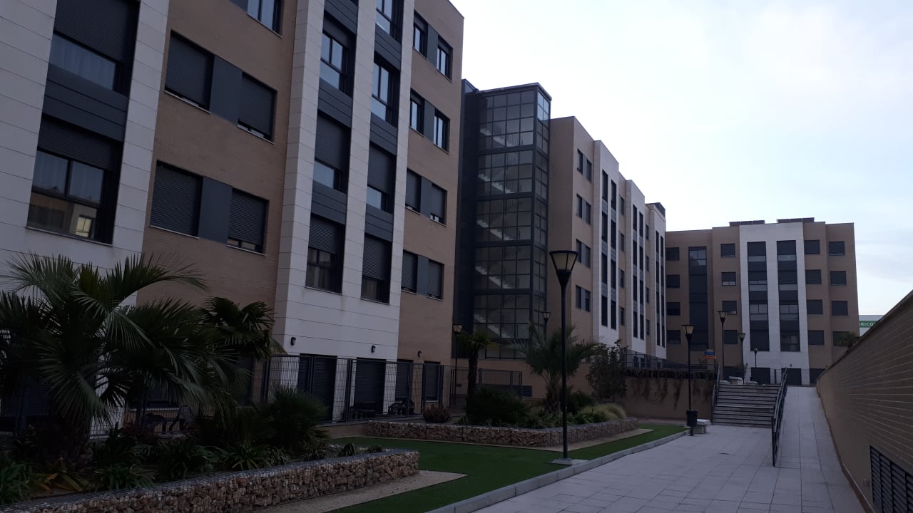 Außenansicht Aparthotel Compostela Suites