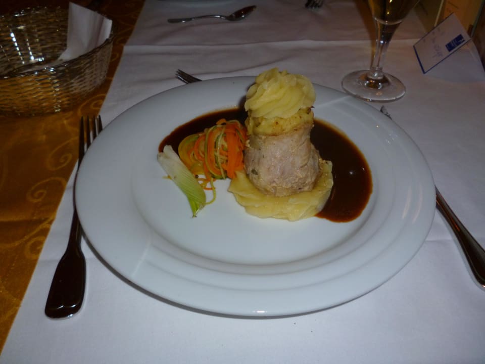 Hauptspeise beim 6-Gänge-Galadinner Falkensteiner Spa Resort Marienbad