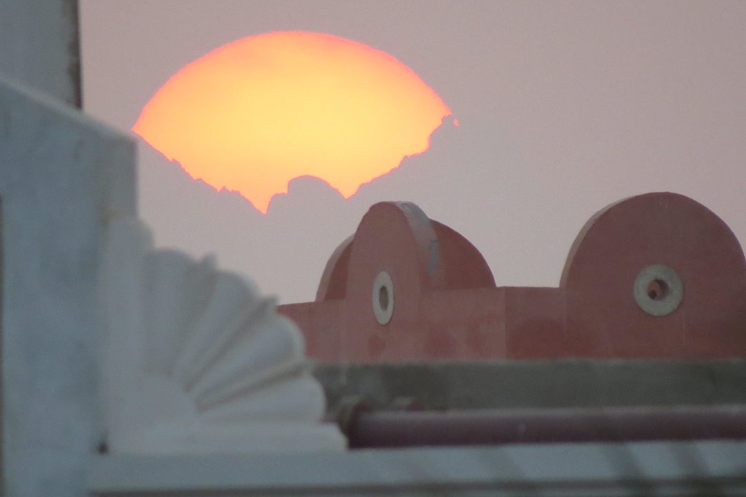 Sonnenuntergang 31.Okt.13 The Grand Hotel Hurghada