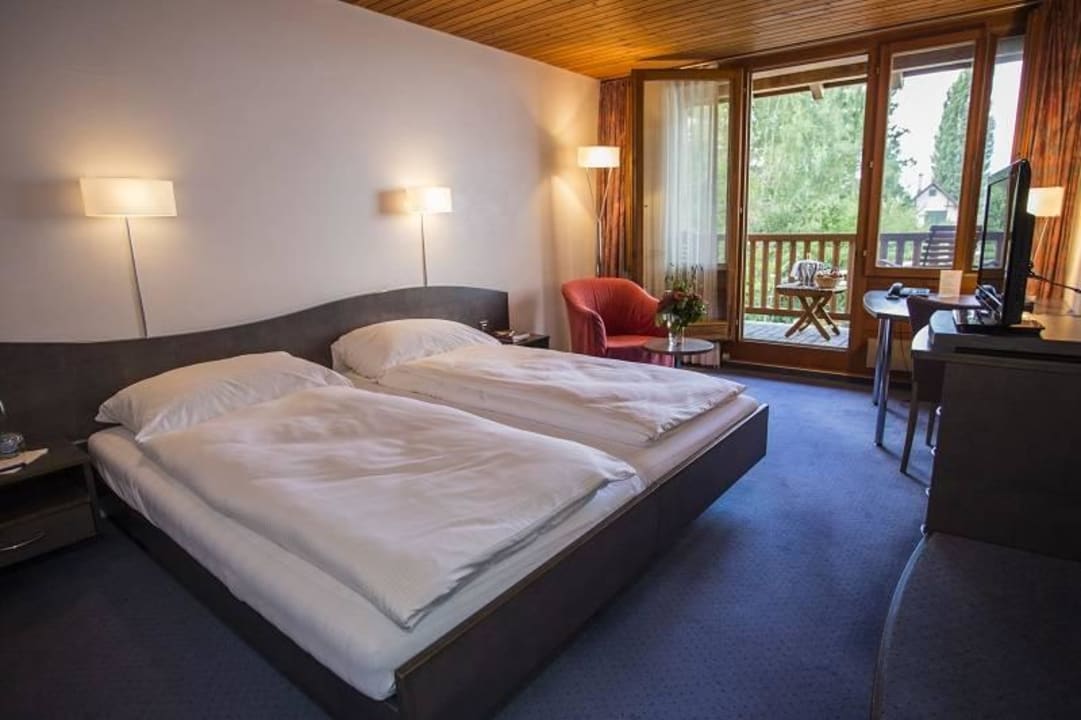 Doppelzimmer Garten Seehotel Schiff