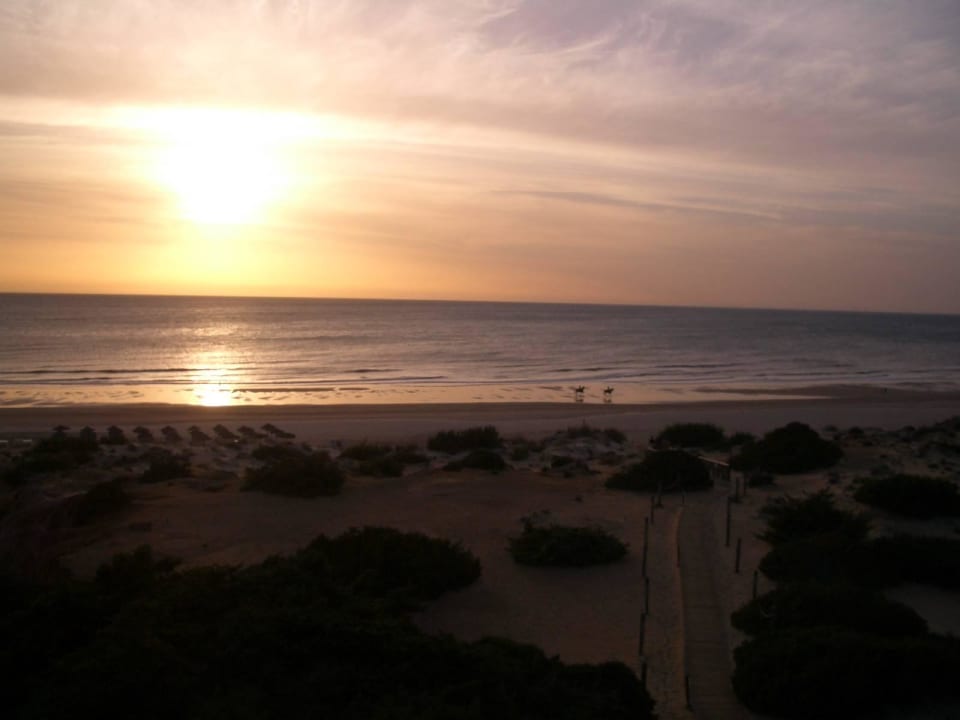 Abendstimmung von unserem Zimmer aus Hipotels Barrosa Park