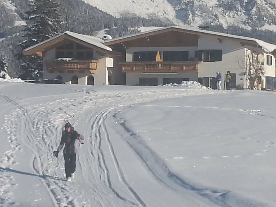 Weg zur Piste Haus Geigern