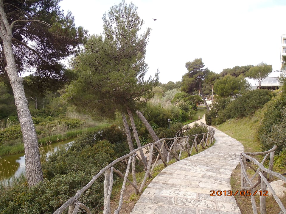 Weg zur Lagune Hotel Exagon Park