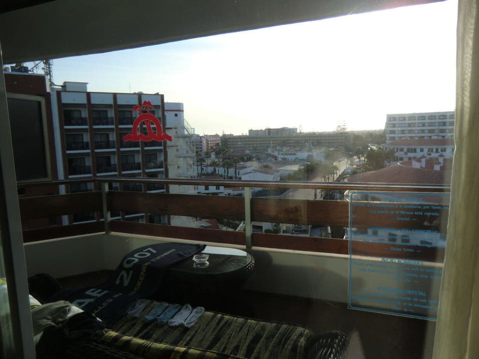 Ausblick vom Balkon Bull Escorial & Spa