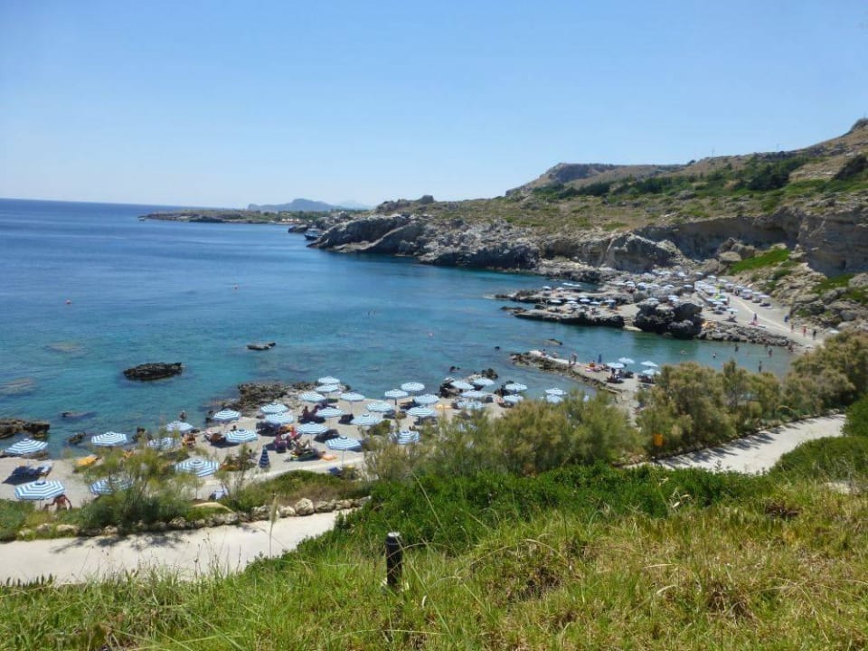 Gesamter Strand Hotel Kalithea Horizon Royal