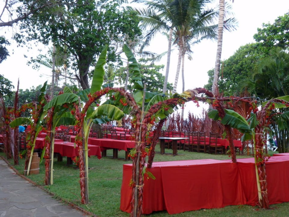 Vorbereitung zum Galadinner Baobab Beach Resort & Spa