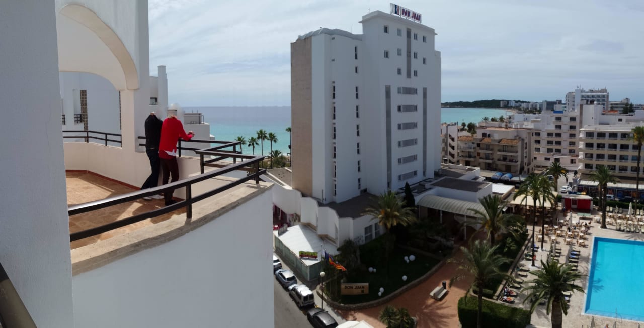 Blick Balkon 3 R2 Cala Millor Beach Apartment