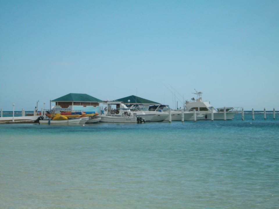 Anlegestelle für die Boote whala!boca chica