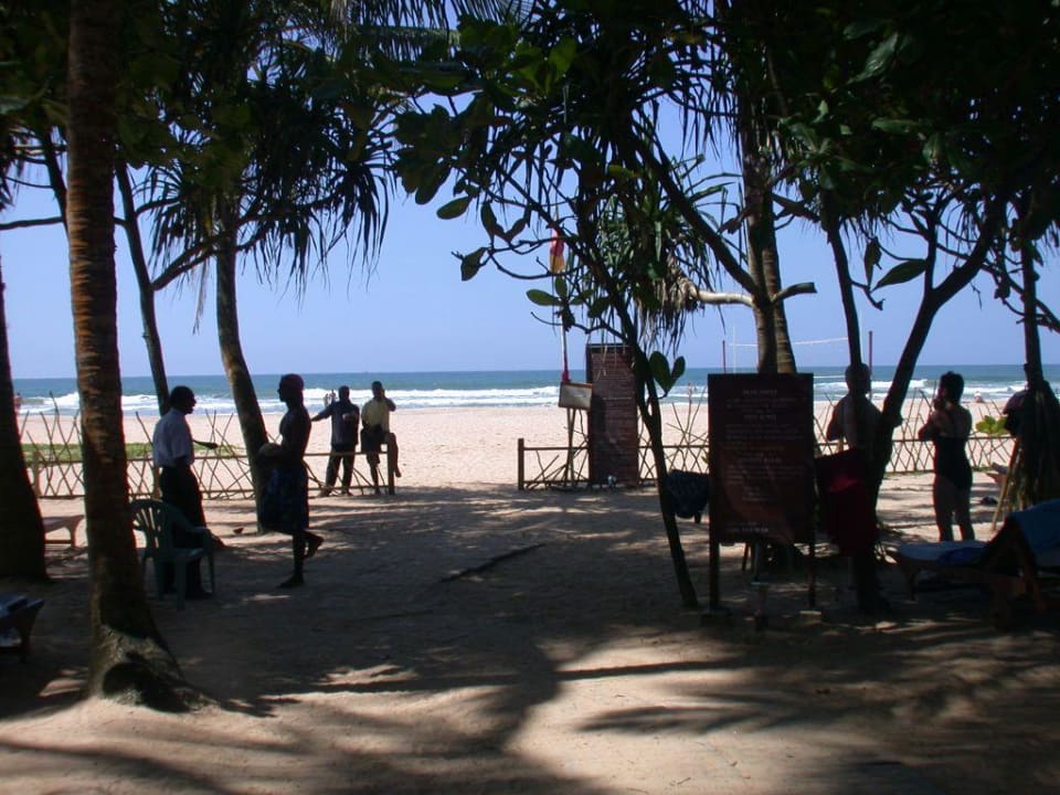 Weg zum Strand Hotel Club Bentota