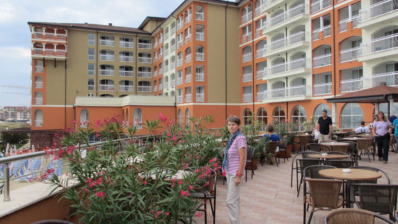 Hotelansicht vom Strand Sol Luna Bay