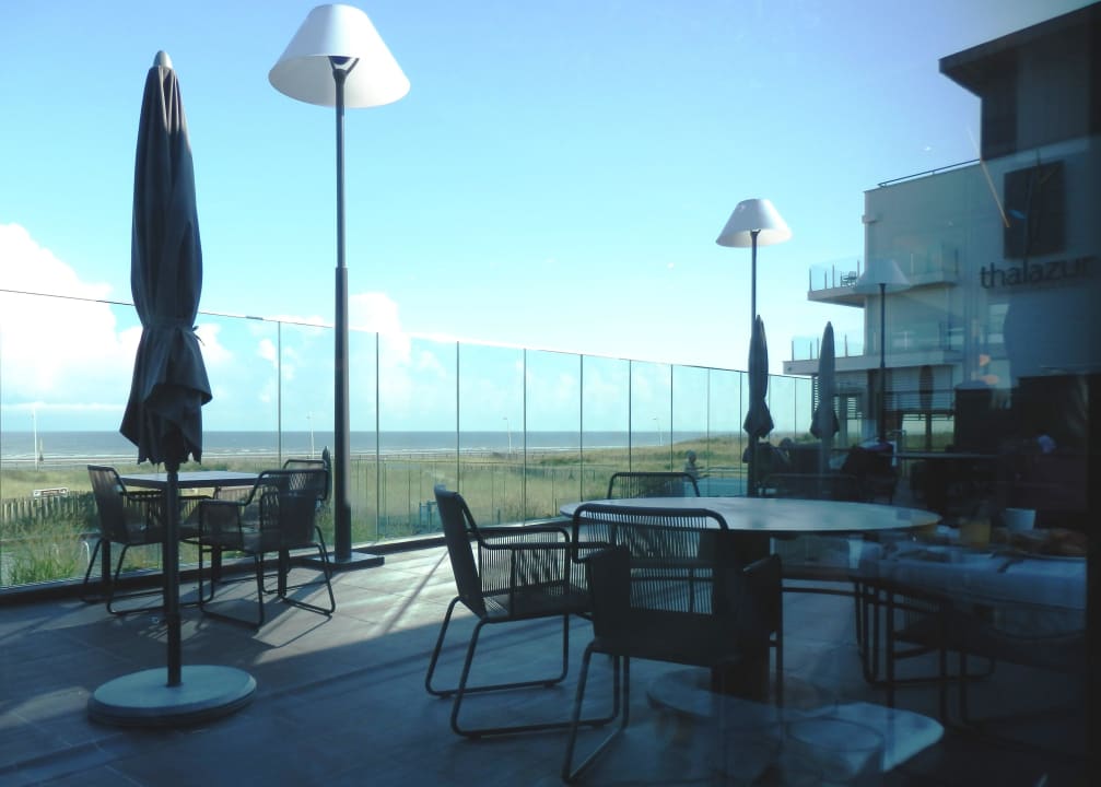 Von der Bar-Terrasse Hotel les Bains de Cabourg-Thalazur