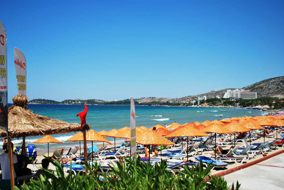 Widok z baru przy plaży Hotel Ephesia