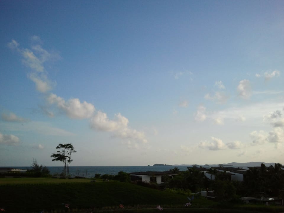 Aussicht vom 7.Stock des Eck-Zimmers Rayong Marriott Resort & Spa