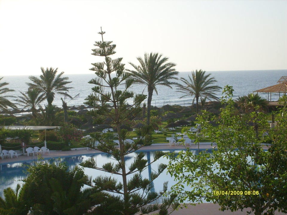 Blick vom Balkon Mahdia Beach & Aquapark