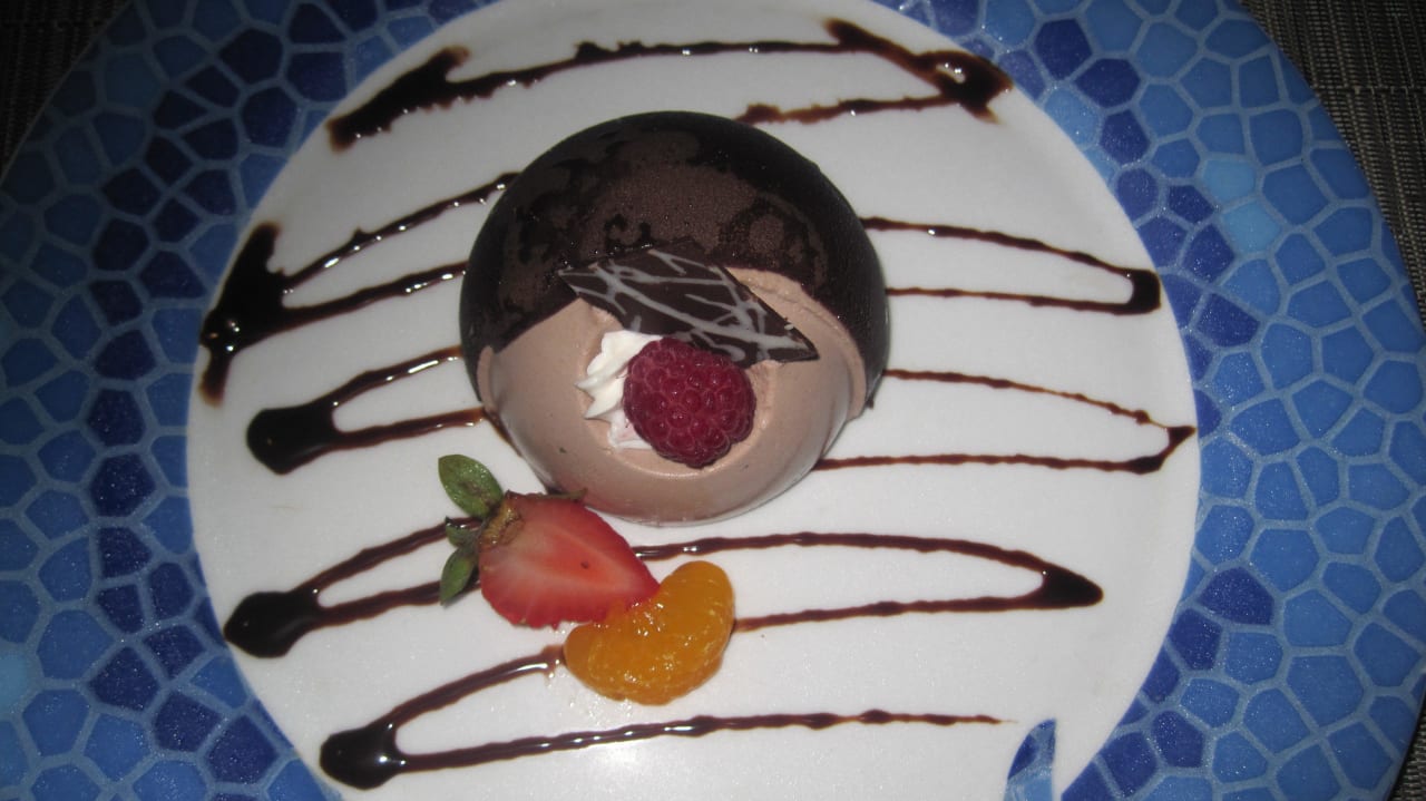 Chocolate cake  Sandos Playacar Beach Resort