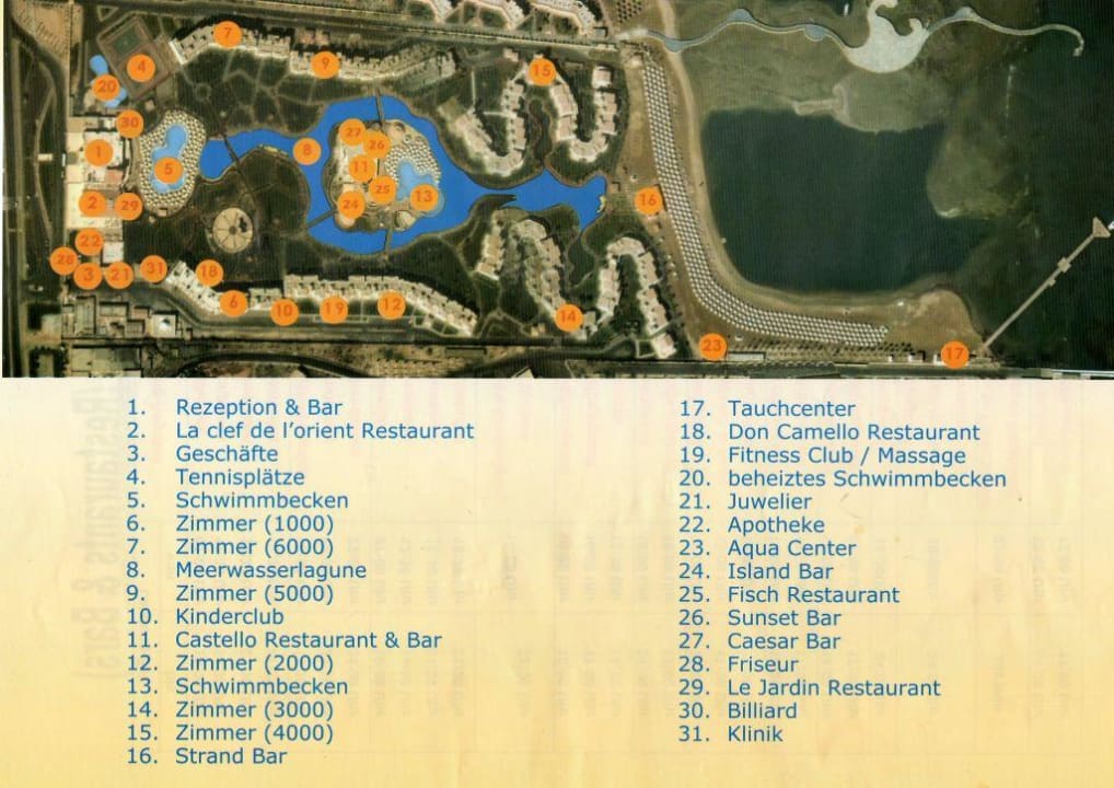 Beschreibung der Anlage Pickalbatros Dana Beach Resort - Hurghada