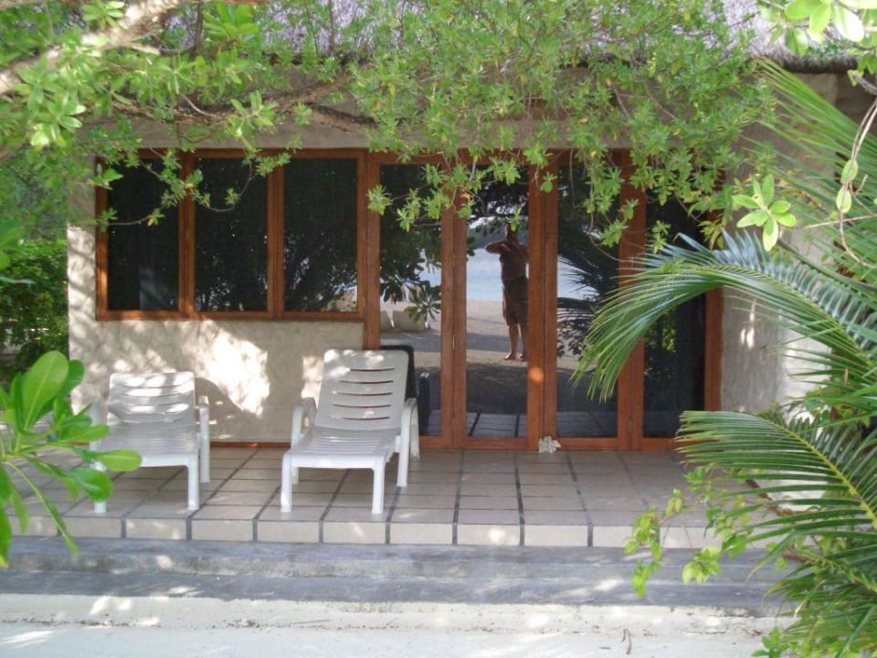 Aussenansicht der Haushälfte Cinnamon Dhonveli Maldives