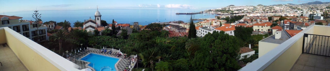 Balkonaussicht Hotel Quinta Bela Sao Tiago