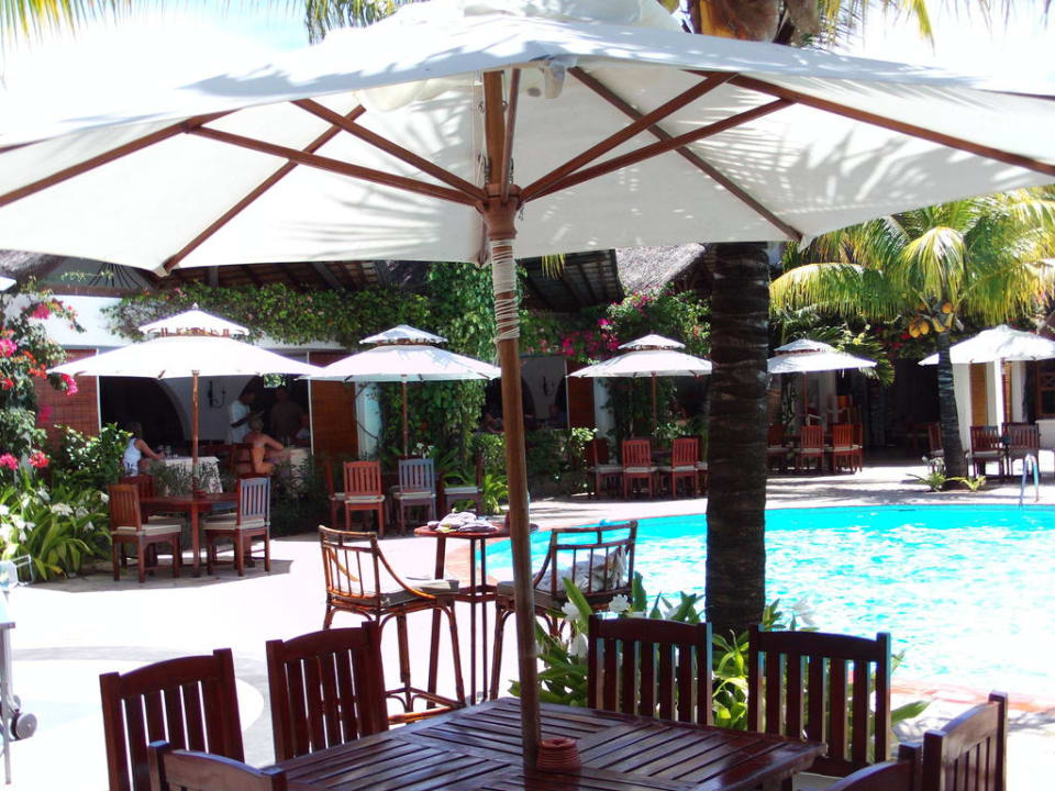 Blick zum Speiserestaurant Veranda Palmar Beach Hotel