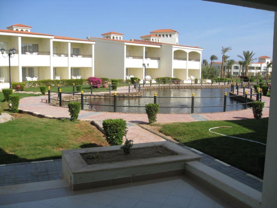 Blick von der Zimmerterrasse Pickalbatros Dana Beach Resort - Hurghada