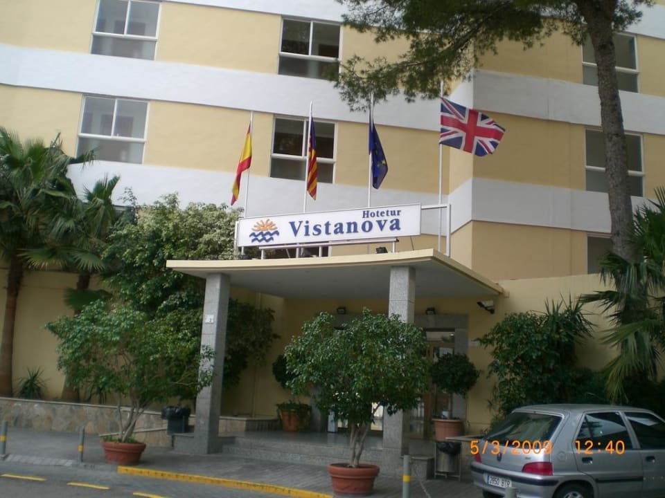 Eingang zum Hotel Hotel BelleVue Vistanova