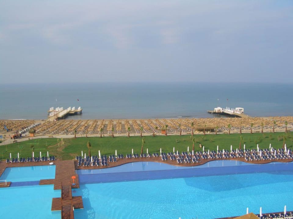 Sicht vom Hauptgebäude Voyage Belek Golf & Spa