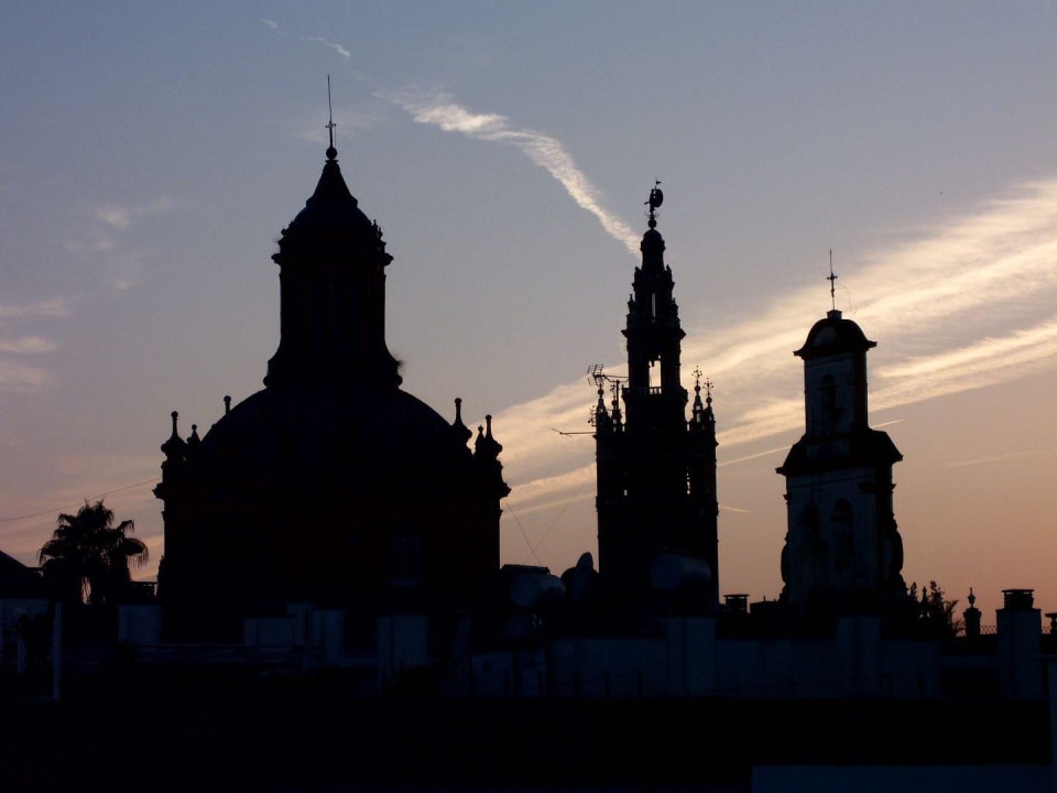 Aussicht von der Dachterrasse Hotel Fernando III