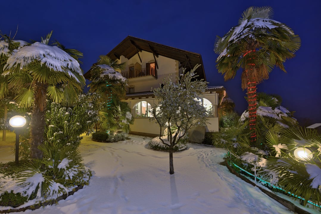 Winterliche Abendstimmung Hotel Weinberg