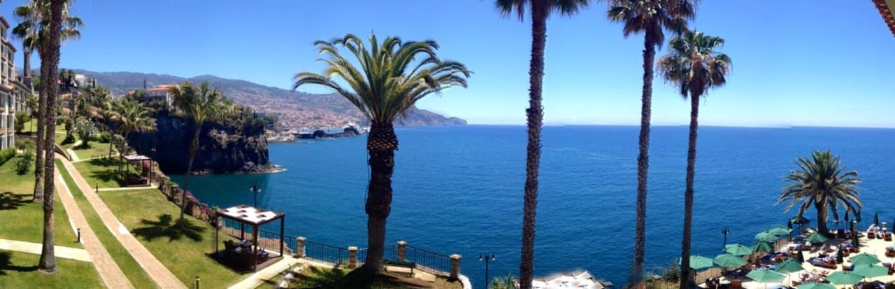 Toller Panoramablick übers Meer Hotel The Cliff Bay (PortoBay)