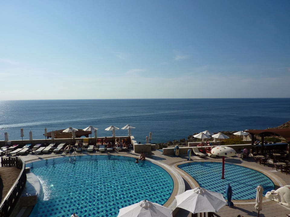Hauptpoolanlage Hotel Kalithea Horizon Royal
