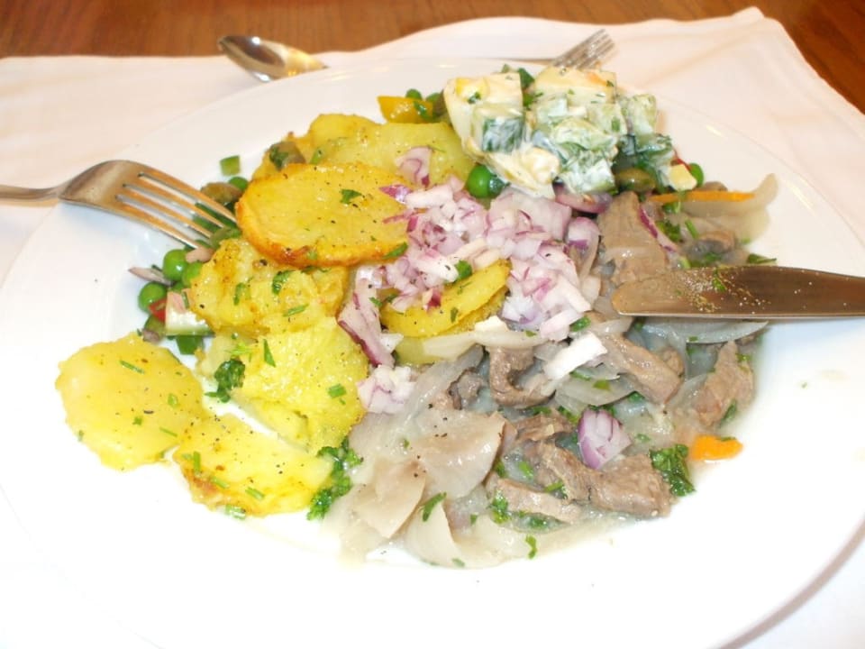 Kartoffeln mit dem Fleisch Jaz Makadi Saraya Resort