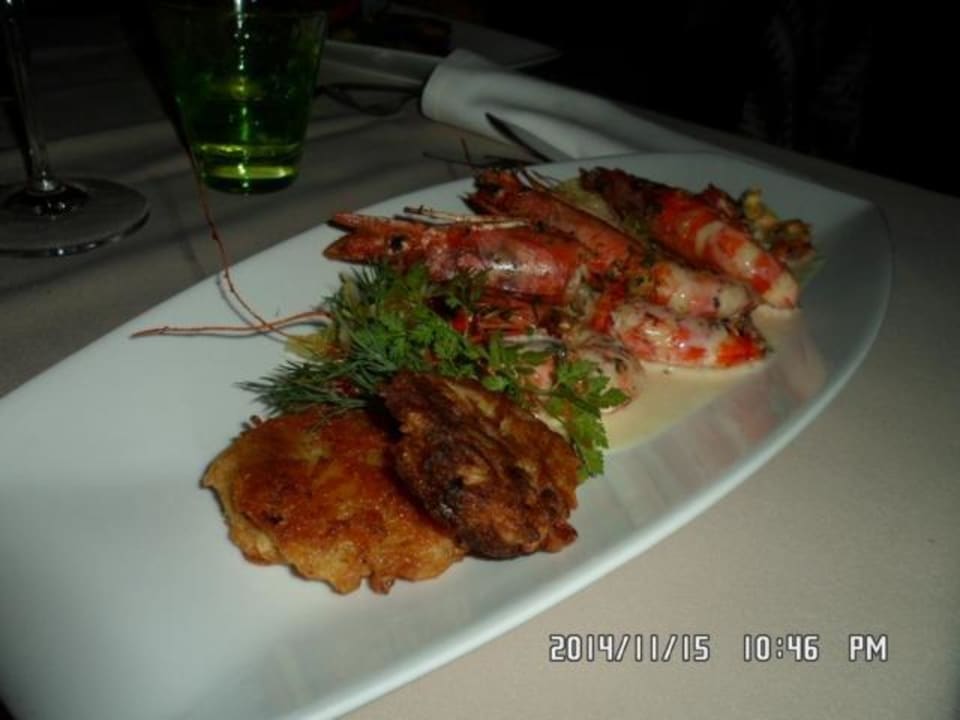 1. Hauptgang Fisch Hotel La Chaumiere