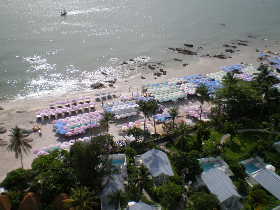 Blick vom Balkon Hilton Hua Hin Resort & Spa