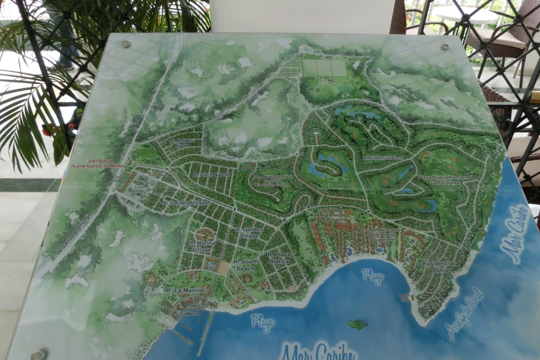 Der Plan der Urbanisation Bahia Principe Luxury Bouganville
