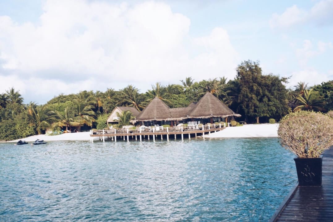 Aussicht aufs Restaurant Adaaran Select Hudhuran Fushi - Premium All Inclusive