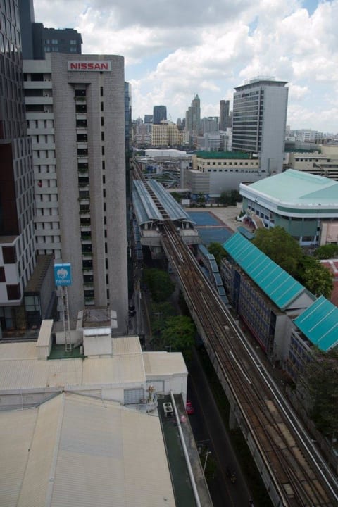 Ausblick vom Hotelzimmer Siam@Siam Design Hotel Bangkok